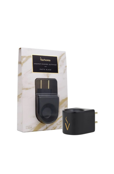 Aromatizador elétrico de porcelana - preto